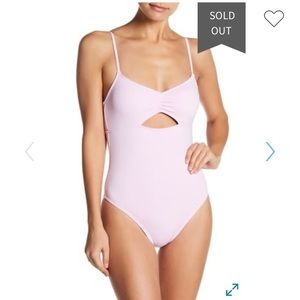The bikini Lab Orchid Cut Out One Piece